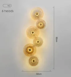 Comfort u0026 Style Beleuchtung-Postmoderne Glaswandlampe – Elegante, stilvolle Beleuchtungsvorrichtung