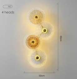 Comfort u0026 Style Beleuchtung-Postmoderne Glaswandlampe – Elegante, stilvolle Beleuchtungsvorrichtung