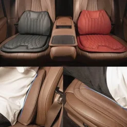 Wild u0026 Free Gear Autozubehör|Automobilindustrie-Premium-Autositzkissen aus Leder – atmungsaktive Komfortunterstützung