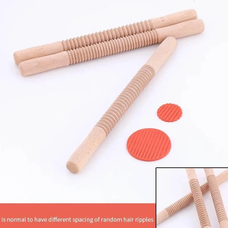 Tom Küche & Esszimmer-Präge-Nudelholz für wunderschön dekoriertes Gebäck, Backwerkzeug aus Holz