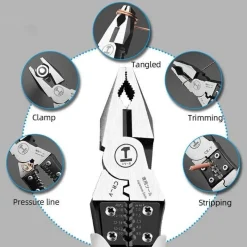 The Decor Haven Camping Im Freien|Outdoor-Artikel-Professionelle Hochleistungs-Universalzange – langlebiges Mehrzweckwerkzeug