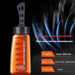 PureGlow Männerpflege|Frauenpflege-Professioneller Haarstyling-Gelkamm – Styling-Tool für einfaches Auftragen