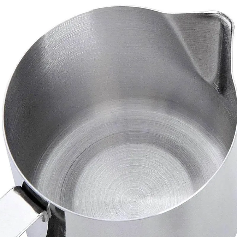 Tom Küche & Esszimmer-Professioneller Milchaufschäumkrug aus Edelstahl für Lattes und Cappuccinos