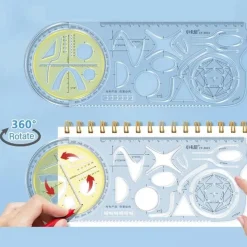 Comfort u0026 Style Gadgets Für Zuhause-Präzisionslineal – Mehrwinkel-Zeichenwerkzeug für Mathematik und Kunst