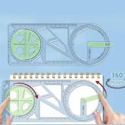 Comfort u0026 Style Gadgets Für Zuhause-Präzisionslineal – Mehrwinkel-Zeichenwerkzeug für Mathematik und Kunst