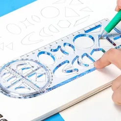 Comfort u0026 Style Gadgets Für Zuhause-Präzisionslineal – Mehrwinkel-Zeichenwerkzeug für Mathematik und Kunst