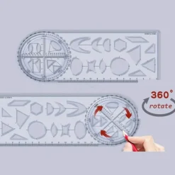 Comfort u0026 Style Gadgets Für Zuhause-Präzisionslineal – Mehrwinkel-Zeichenwerkzeug für Mathematik und Kunst