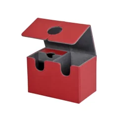 Tabletop Artistry Spielzeug & Spiele-PU Leather Card Deck Box with Dice Tray – Holds 200+ Sleeved Cards