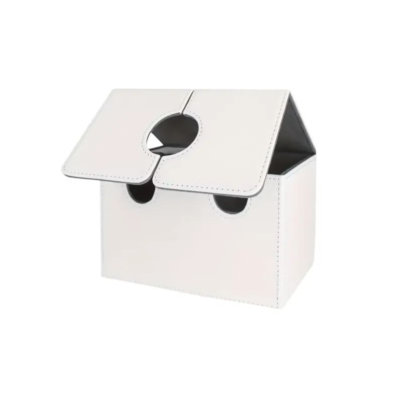 Tabletop Artistry Spielzeug & Spiele-PU Leather Card Deck Box with Dice Tray – Holds 200+ Sleeved Cards