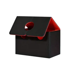 Tabletop Artistry Spielzeug & Spiele-PU Leather Card Deck Box with Dice Tray – Holds 200+ Sleeved Cards