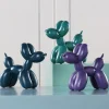 Tom Wohndeko-Puffaro Balloon Dog Sculpture – Colorful Resin Decorative Art