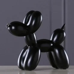 Tom Wohndeko-Puffaro Balloon Dog Sculpture – Colorful Resin Decorative Art