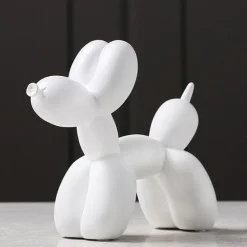 Tom Wohndeko-Puffaro Balloon Dog Sculpture – Colorful Resin Decorative Art