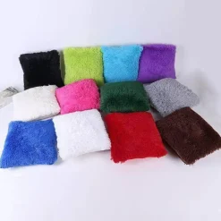 Plush Perch Bettzeug-Puffy Fuzzy Kissenbezüge - Weiche, haarige Kissenbezüge