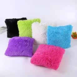 Plush Perch Bettzeug-Puffy Fuzzy Kissenbezüge - Weiche, haarige Kissenbezüge