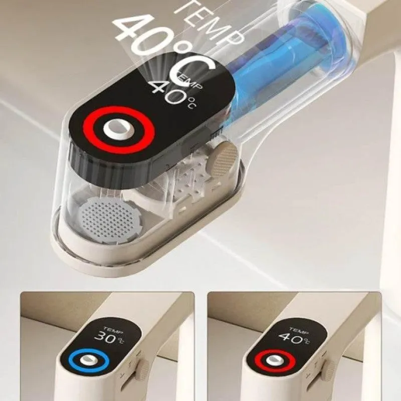 The Blissful Bath Badezimmer-Pull-Out Kitchen Faucet - Elegant Digital Design for Clean Water