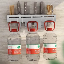 Space Savvy Küche & Esszimmer-Punch-Free Küchen-Aufbewahrungsregal - Geschirr-Organizer-Regal