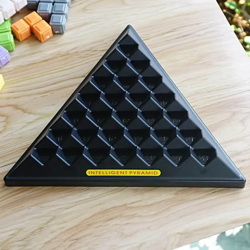 The Decor Haven Babyspielzeug-Pyramidenbausteine – Intelligentes Stapelspielzeug für Kinder
