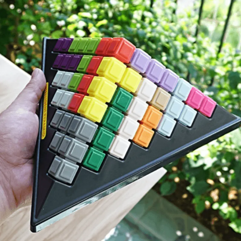 The Decor Haven Babyspielzeug-Pyramidenbausteine – Intelligentes Stapelspielzeug für Kinder