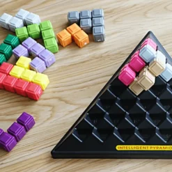 The Decor Haven Babyspielzeug-Pyramidenbausteine – Intelligentes Stapelspielzeug für Kinder