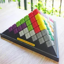 The Decor Haven Babyspielzeug-Pyramidenbausteine – Intelligentes Stapelspielzeug für Kinder