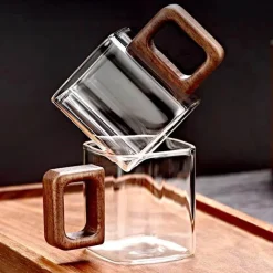 Cup Couture Küche & Esszimmer-Quadratischer Glasbecher „Oslo“