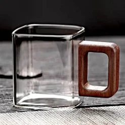 Cup Couture Küche & Esszimmer-Quadratischer Glasbecher „Oslo“