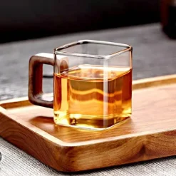 Cup Couture Küche & Esszimmer-Quadratischer Glasbecher „Oslo“