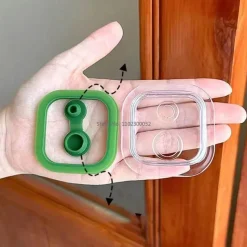 Plates u0026 More Küche & Esszimmer-Quadratisches Glasbecher-Set mit Strohhalm – Stilvolles, hitzebeständiges Trinkgeschirr für Milch und Kaffee