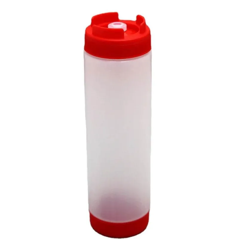 Tom Küche & Esszimmer-Quetschflasche mit Doppelkopf - Ketchup- und Dressing-Spender