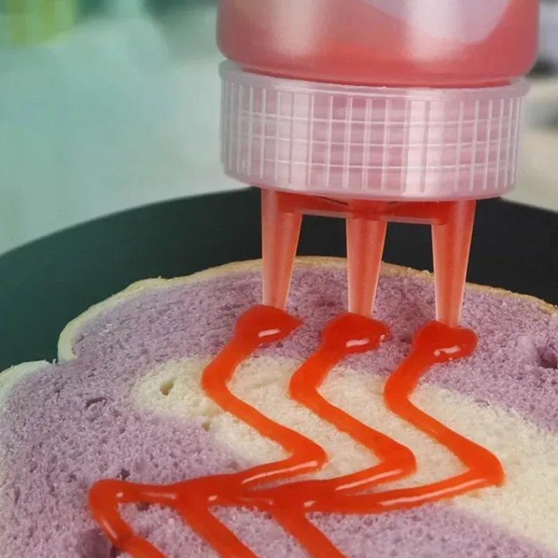 Tom Küche & Esszimmer-Quetschflaschen-Set - Gewürzspender für Saucen und Öle