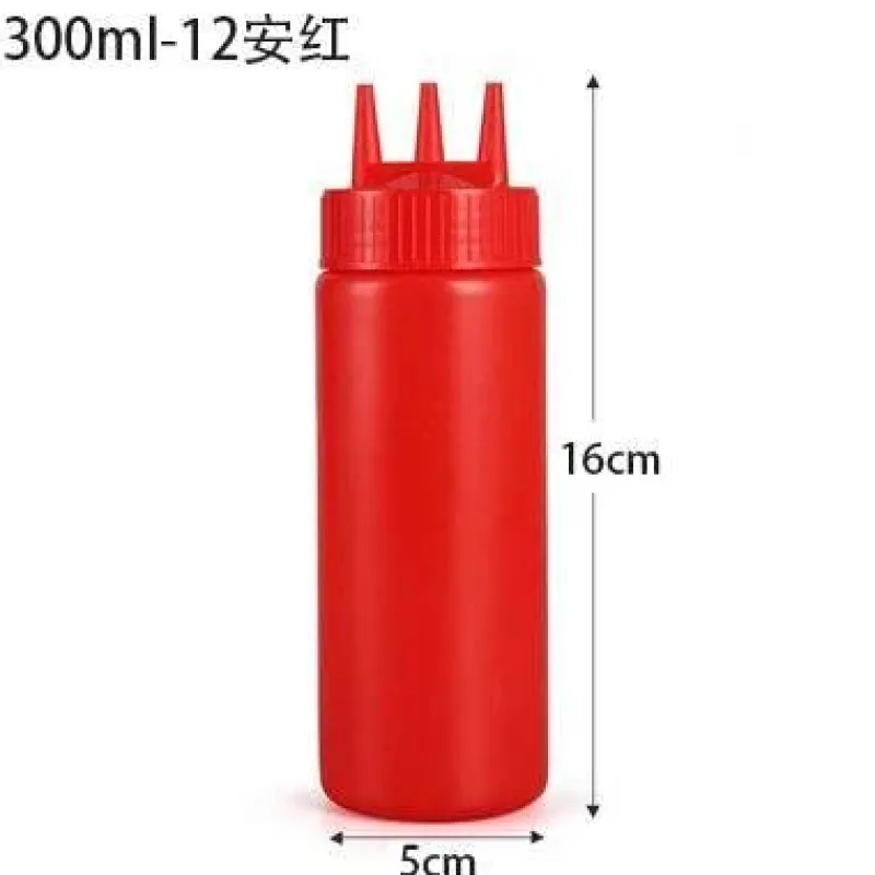 Tom Küche & Esszimmer-Quetschflaschen-Set - Gewürzspender für Saucen und Öle