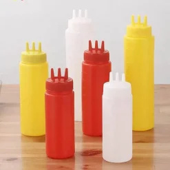 Tom Küche & Esszimmer-Quetschflaschen-Set - Gewürzspender für Saucen und Öle