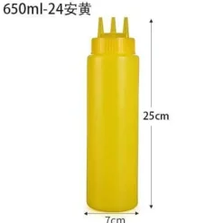 Tom Küche & Esszimmer-Quetschflaschen-Set - Gewürzspender für Saucen und Öle