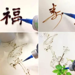 Tom Küche & Esszimmer-Quetschflaschen-Set zum Kuchendekorieren – 50 ml mit Düsen