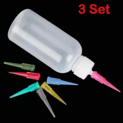 Tom Küche & Esszimmer-Quetschflaschen-Set zum Kuchendekorieren – 50 ml mit Düsen