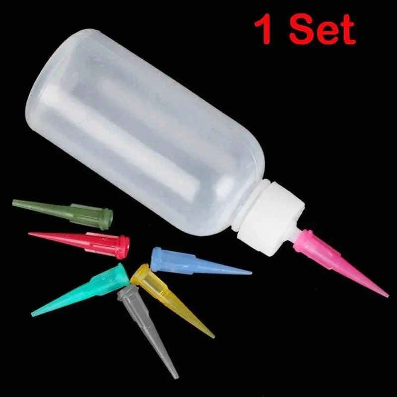 Tom Küche & Esszimmer-Quetschflaschen-Set zum Kuchendekorieren – 50 ml mit Düsen