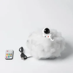 Glow u0026 Shade Beleuchtung-Rainbow Astronaut Cloud Lamp - Colorful LED Night Light