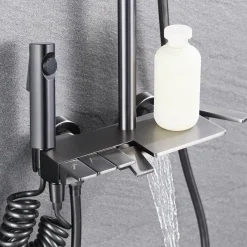 The Blissful Bath Badezimmer-Rainfall Shower Set - Stylish Bathroom Fixture