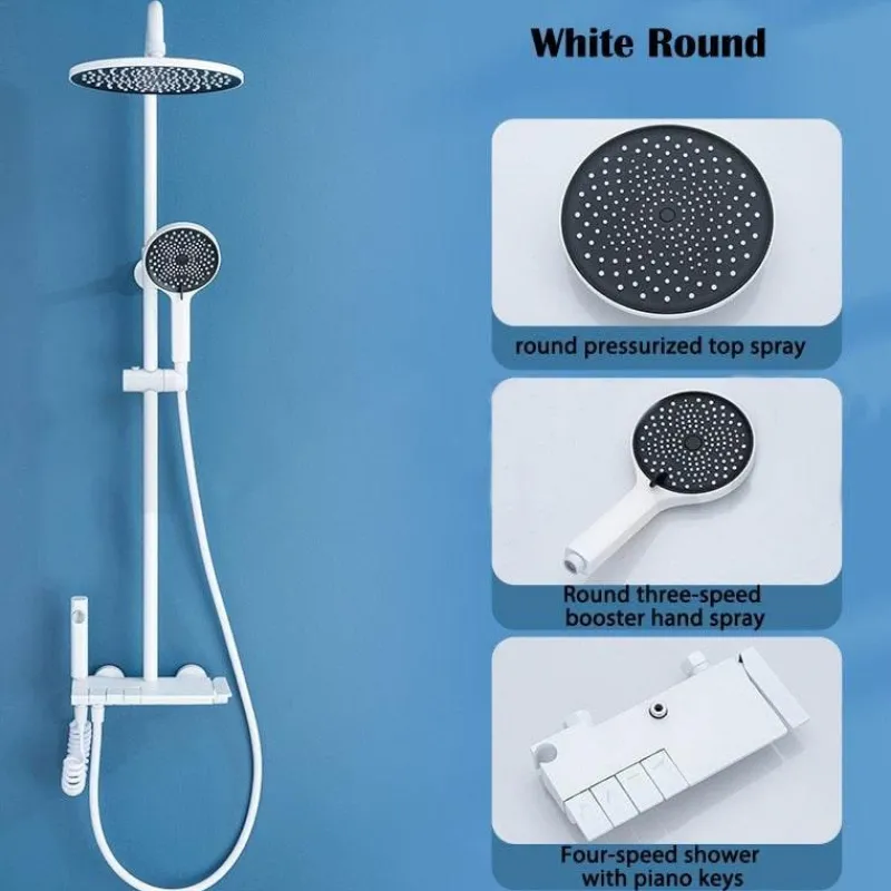 The Blissful Bath Badezimmer-Rainfall Shower Set - Stylish Bathroom Fixture