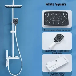 The Blissful Bath Badezimmer-Rainfall Shower Set - Stylish Bathroom Fixture