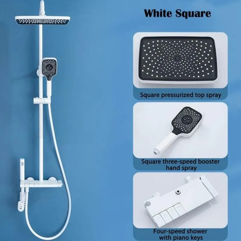 The Blissful Bath Badezimmer-Rainfall Shower Set - Stylish Bathroom Fixture