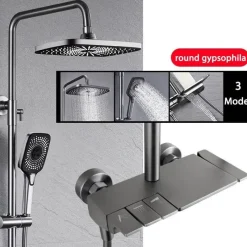 The Blissful Bath Badezimmer-Rainfall Shower Set - Stylish Bathroom Fixture