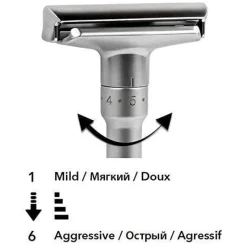 PureGlow Männerpflege|Körperpflege-Rasierhobel aus Titan – Rasierklinge für Herren