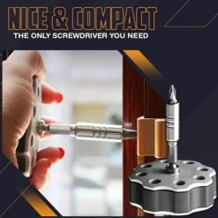 Cozy Living Heimwerkzeuge-Ratschenschraubendreher-Set im Taschenformat – Tragbares Werkzeugset