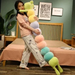 Plush Perch Bettzeug-Raupen-Plüschkissen – weiches süßes Spielzeug