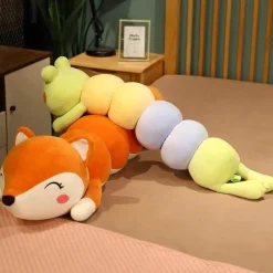 Plush Perch Bettzeug-Raupen-Plüschkissen – weiches süßes Spielzeug