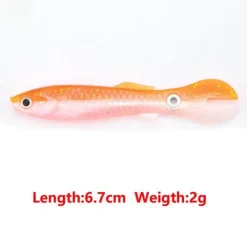 Gear Up u0026 Go Camping-Werkzeuge|Outdoor-Gadgets-Reflektierender Angelköder – weicher, realistischer Köder