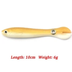 Gear Up u0026 Go Camping-Werkzeuge|Outdoor-Gadgets-Reflektierender Angelköder – weicher, realistischer Köder