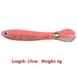 Gear Up u0026 Go Camping-Werkzeuge|Outdoor-Gadgets-Reflektierender Angelköder – weicher, realistischer Köder